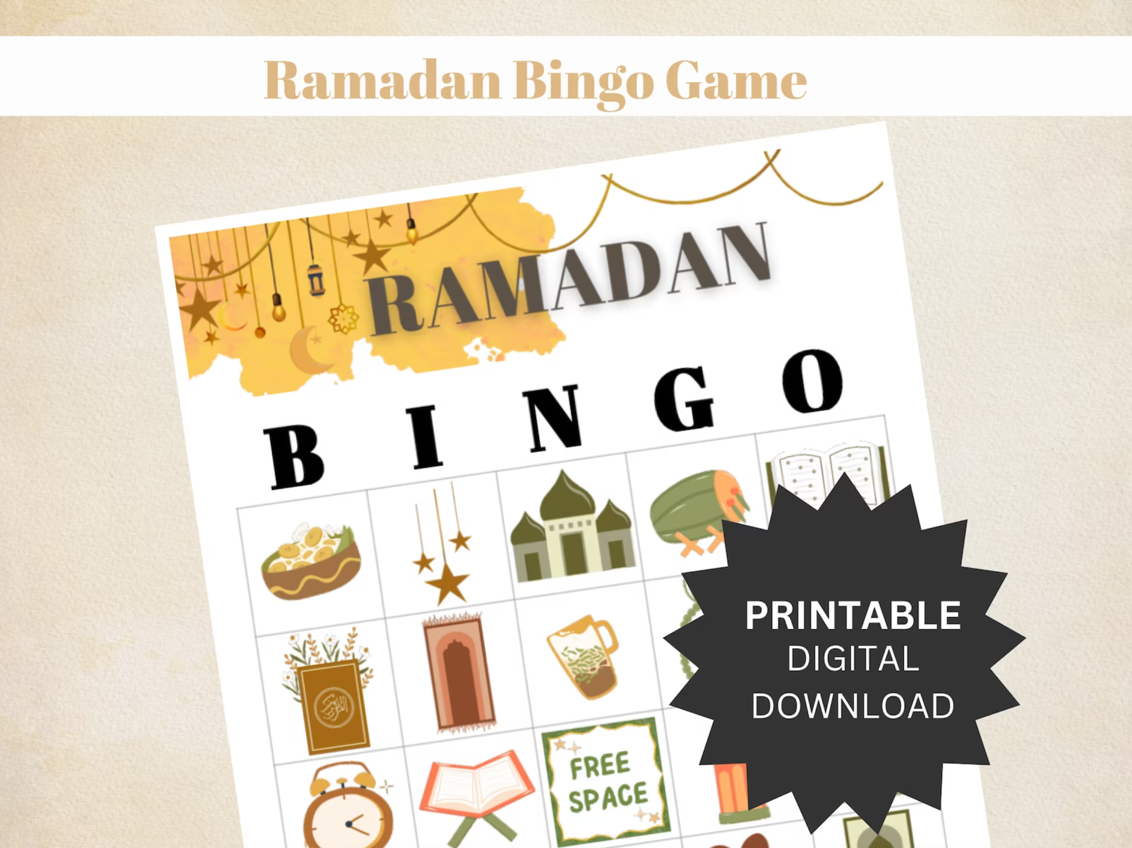 Ramadan Bingo